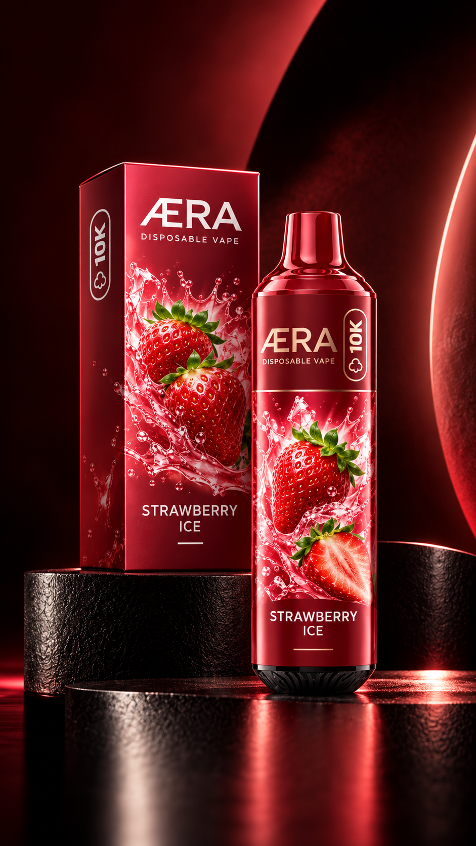 AERA Puff Strawberry Ice 10K